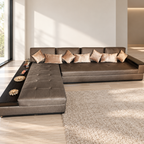 L-Shape Sofa (Excellent Condition) - Giveasy hero image