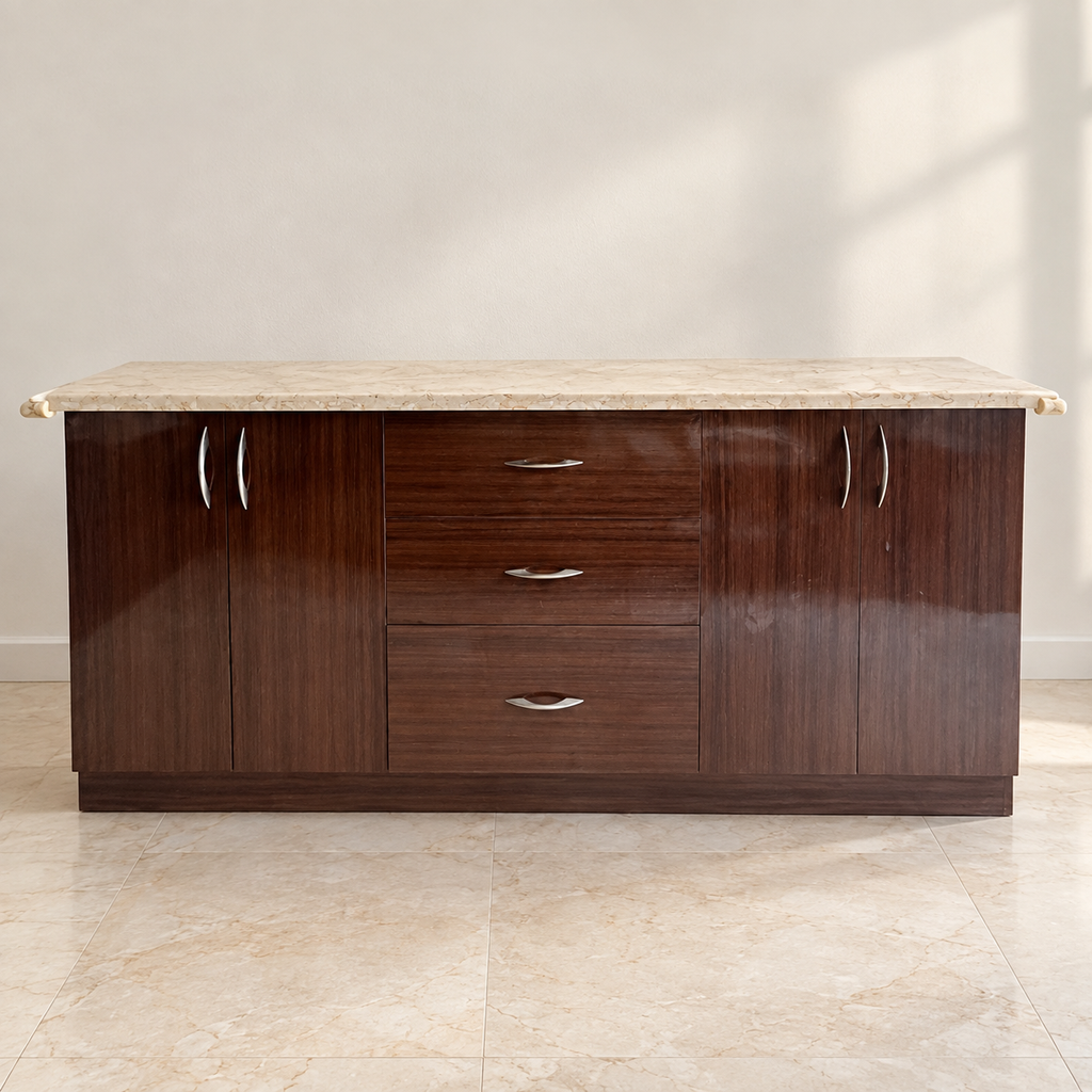 Sideboard with Italian Marble Top — Giveasy photo-based hero