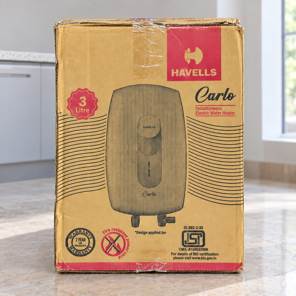 Havells Carlo Instant Water Heater (Sealed Box) — Giveasy photo-based hero