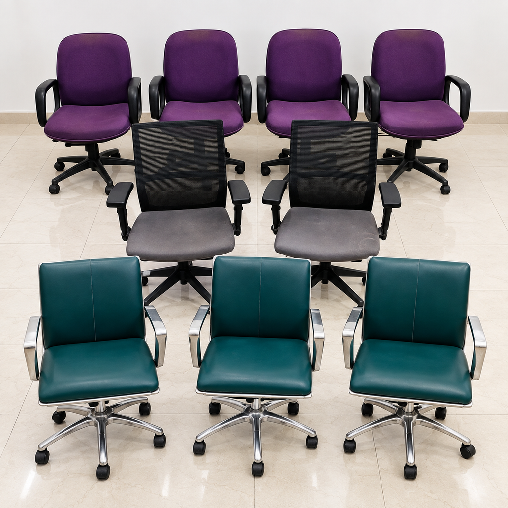 Giveasy hero — Office Chairs Lot (9 Chairs)