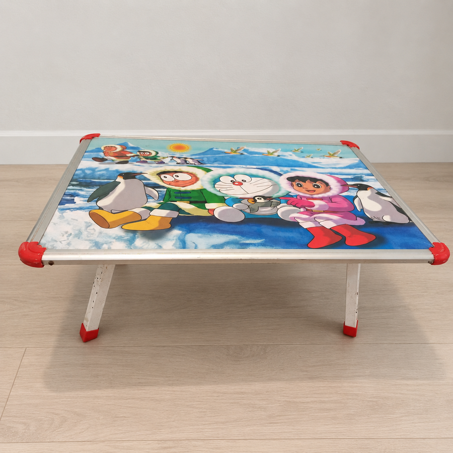 Giveasy hero — Kids Folding Study Table with Cartoon Print Top