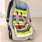 R for Rabbit Infant Car Seat with Base in a neutral room