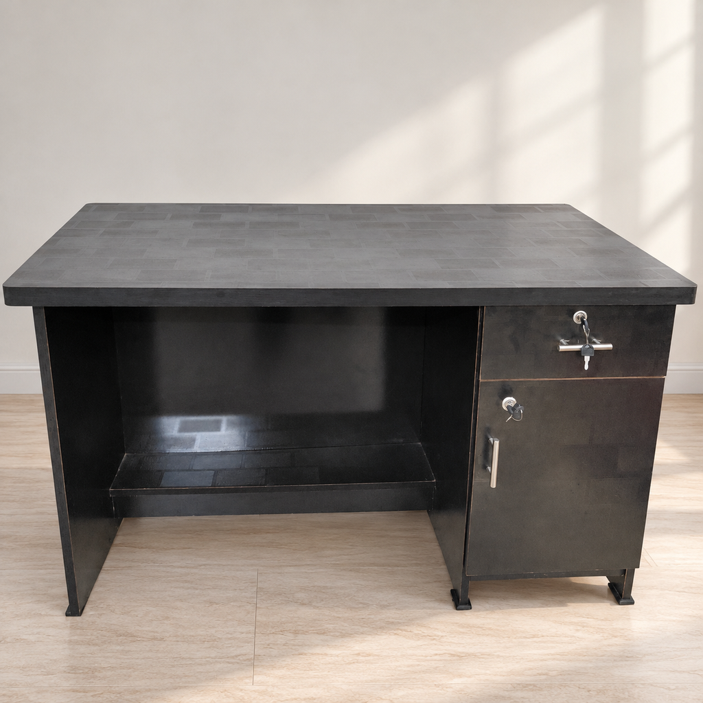 Study Table with Drawer and Cabinet, 4x2 ft - giveasy hero