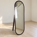Full-Length Arched Mirror with Stand, 6 x 2 ft - hero