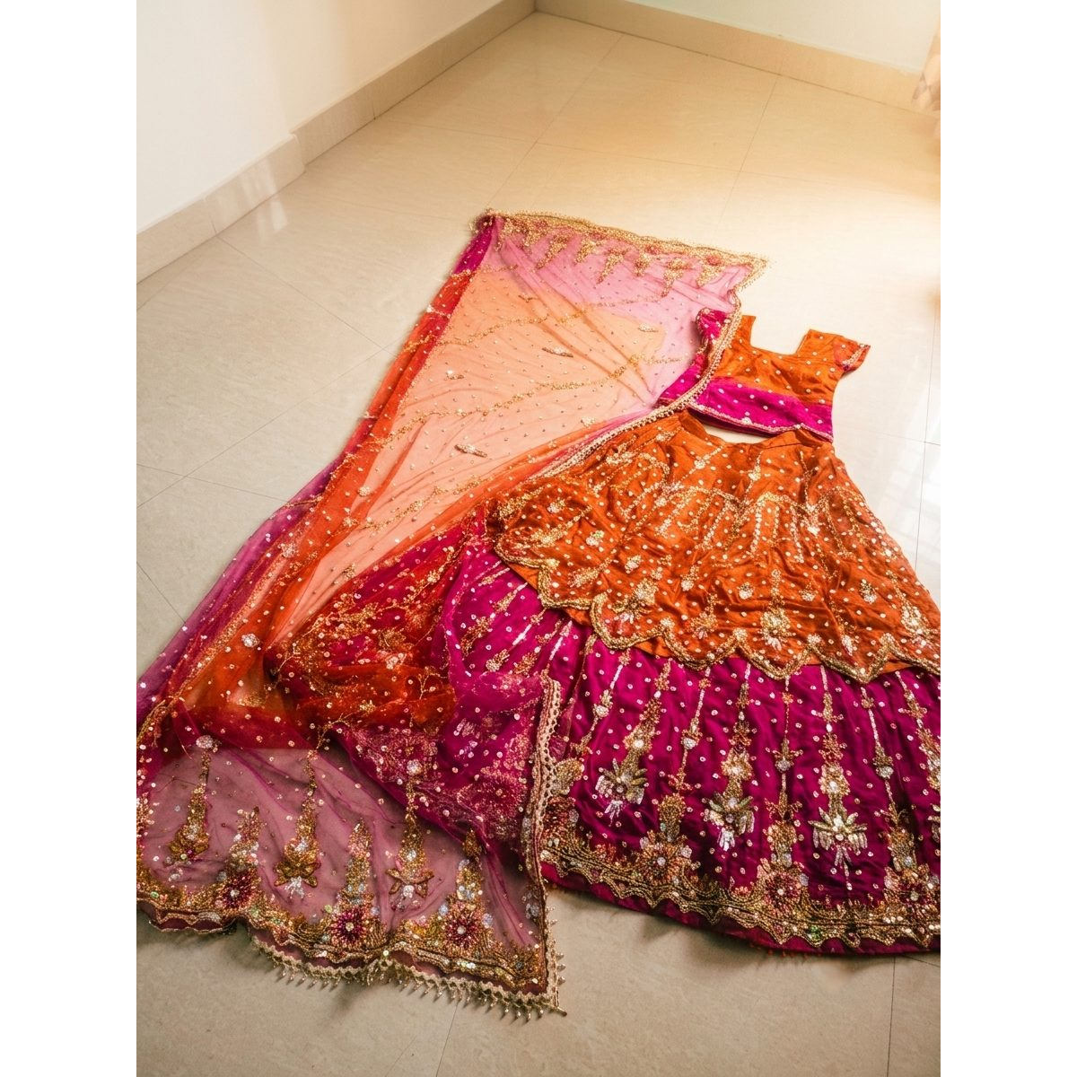 Bridal Lehenga Set - used other in Gurugram - photo 1