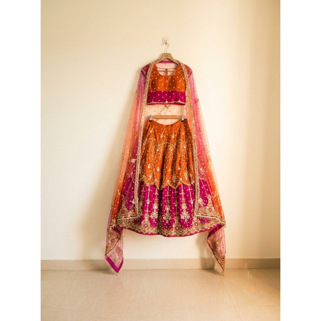 Bridal Lehenga Set - used other in Gurugram - photo 3