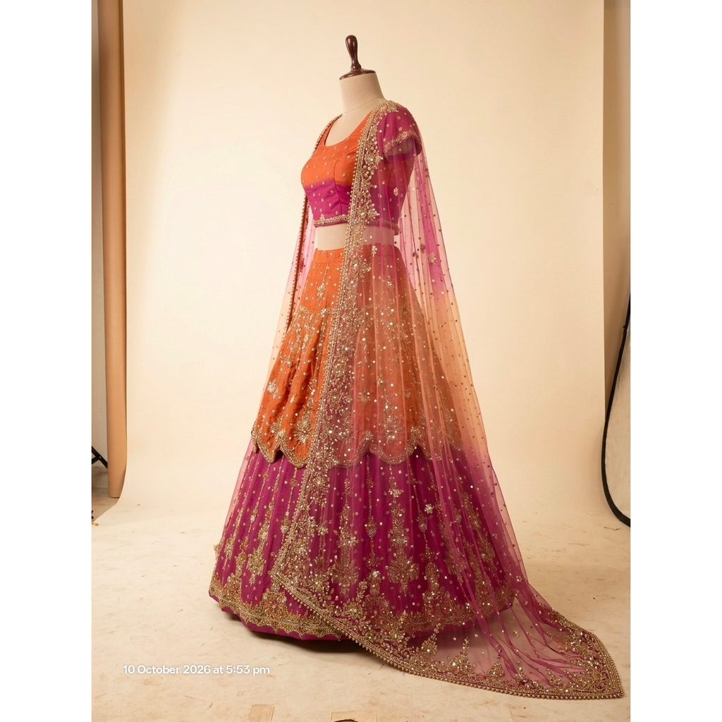 Bridal Lehenga Set - used other in Gurugram - photo 6