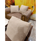 Beige 3+2+2 Sofa Set - used living-room in Delhi - photo 3