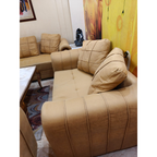Beige 3+2+2 Sofa Set - used living-room in Delhi - photo 5