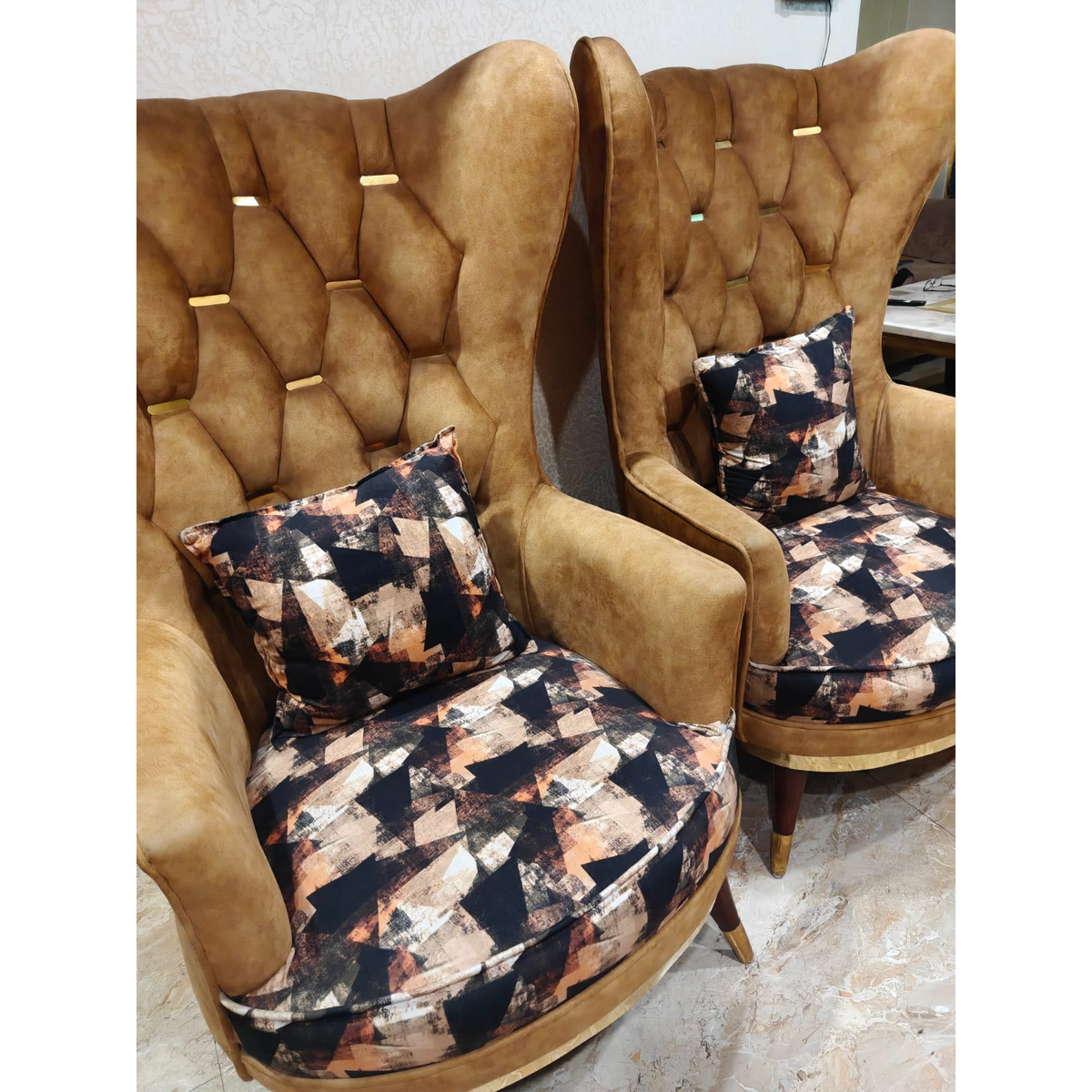 Wingback Chair Pair - used living-room in Delhi - photo 4