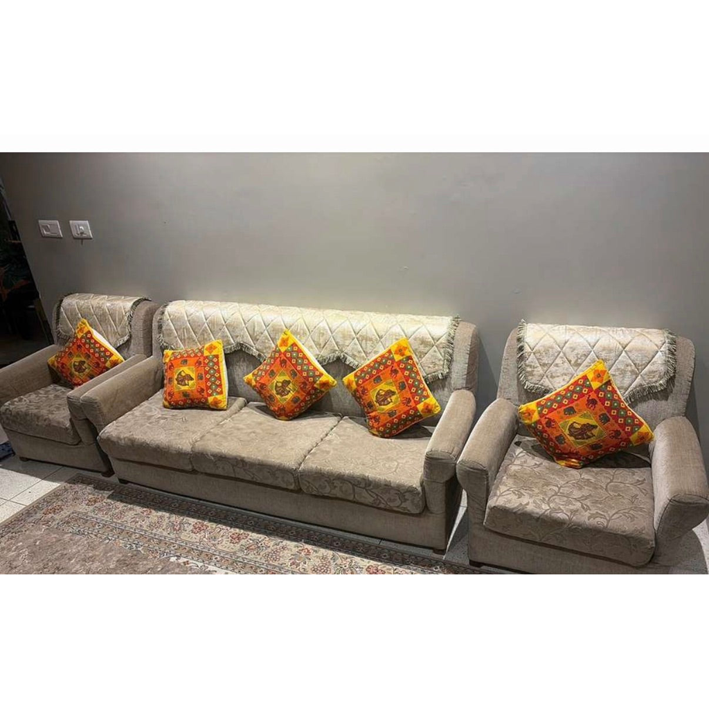 Grey 3+1+1 Sofa Set - used living-room in Gurugram - photo 2