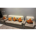 Grey 3+1+1 Sofa Set - used living-room in Gurugram - photo 2