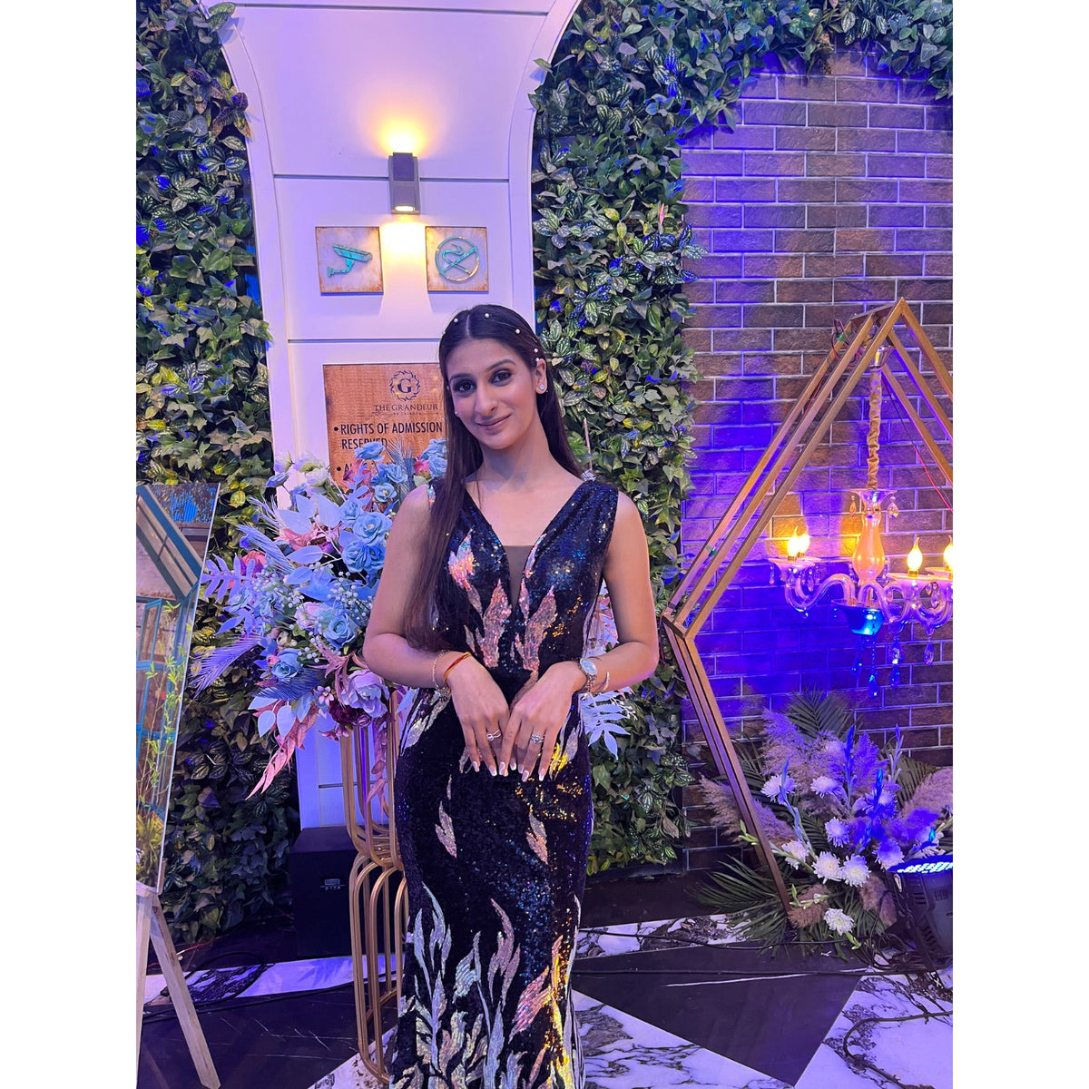 Sequin Occasion Gown - seller photo 1