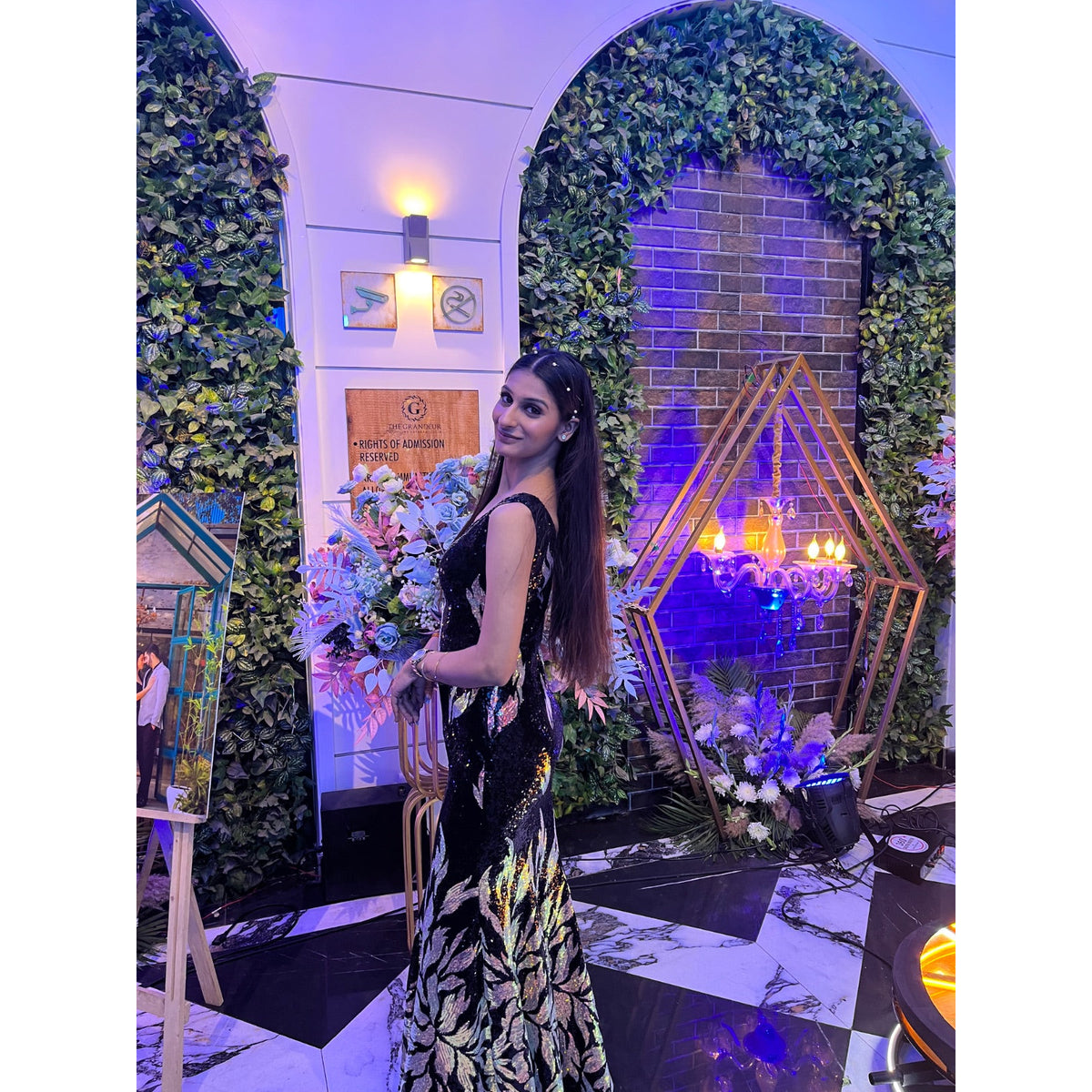 Sequin Occasion Gown - seller photo 2