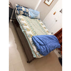 Queen-Size Bed, Side Panel Needs Repair - seller photo 1