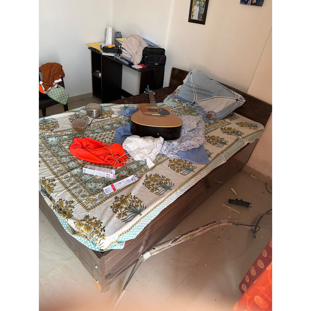 Queen-Size Bed, Side Panel Needs Repair - seller photo 3
