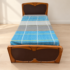 Wooden Single Storage Bed with Mattress - hero