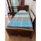 Single Storage Bed with Mattress - used bedroom in Delhi - photo 2