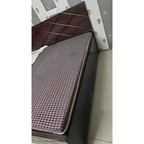 Double bed with two mattresses - used bedroom furniture in Gurugram - photo 2