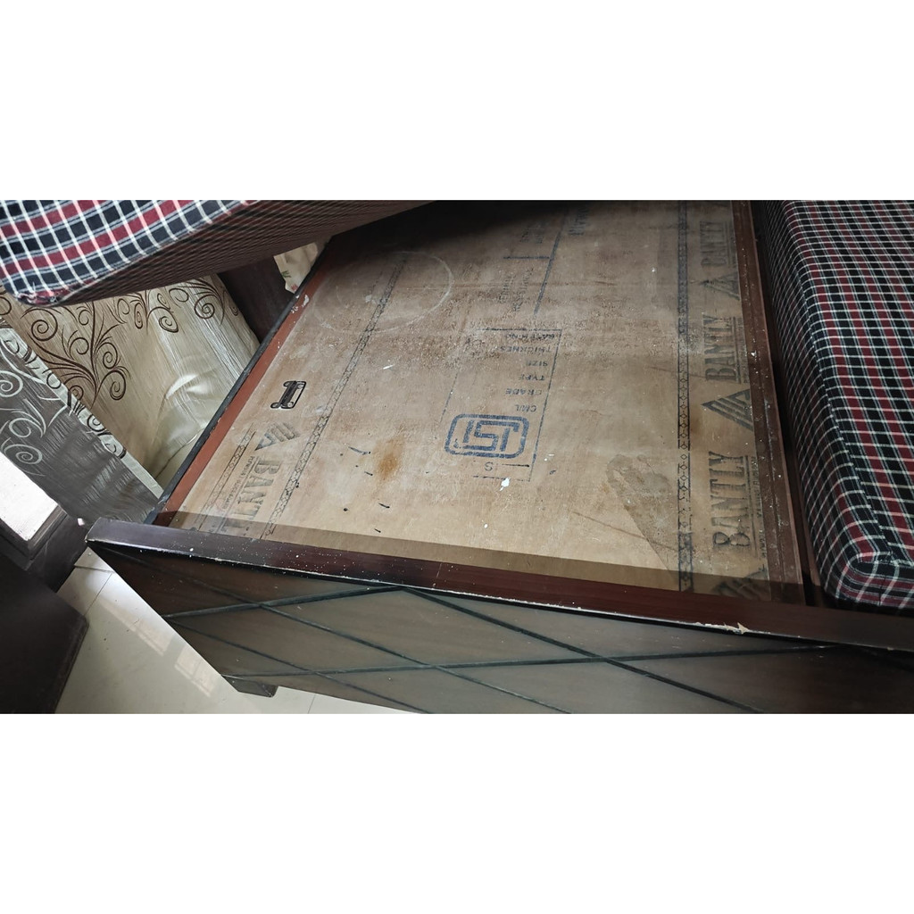 Double bed with two mattresses - used bedroom furniture in Gurugram - photo 5