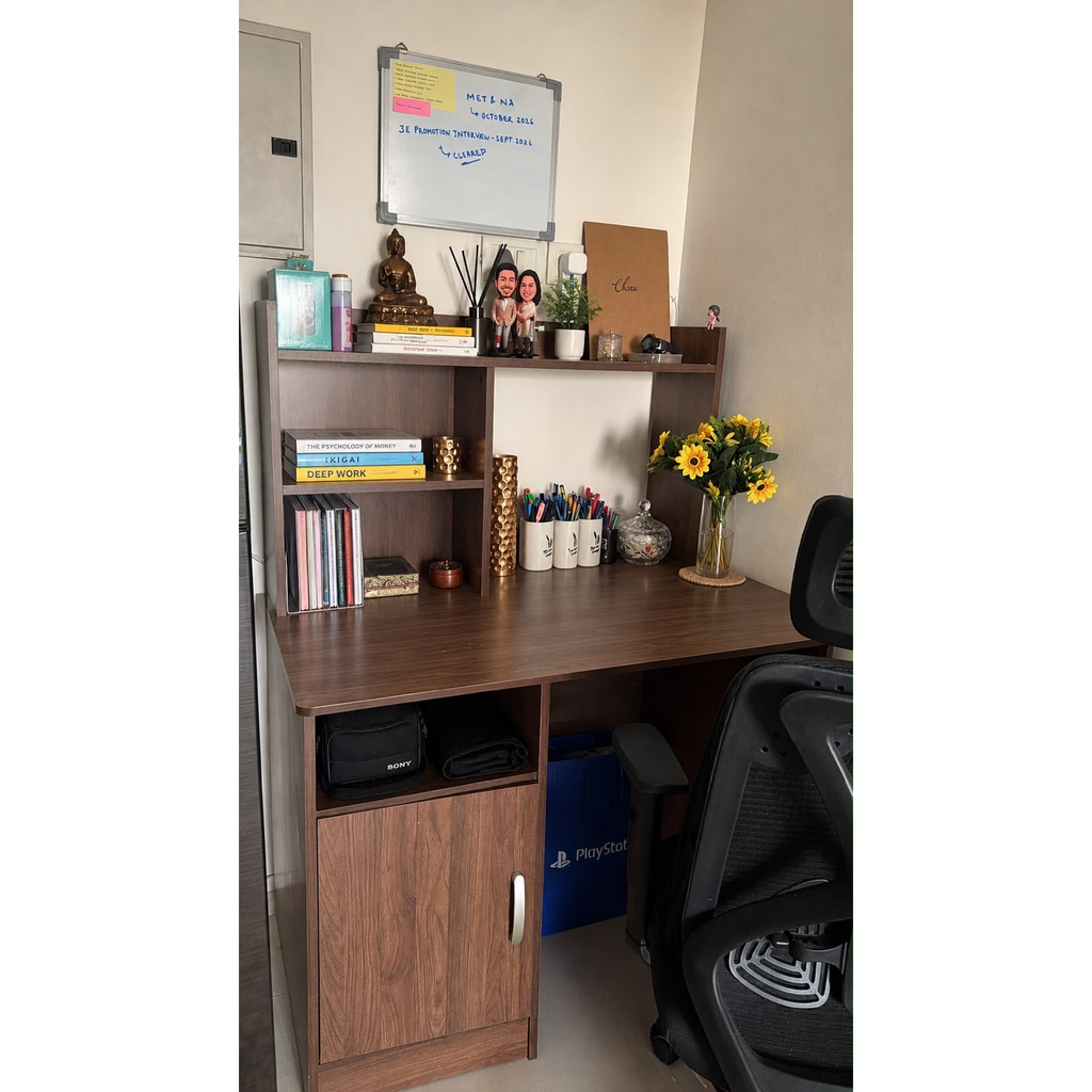 Study Table with Storage Cabinet - seller photo 1