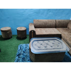 7-Seater Fabric Sofa with Table - seller photo 2