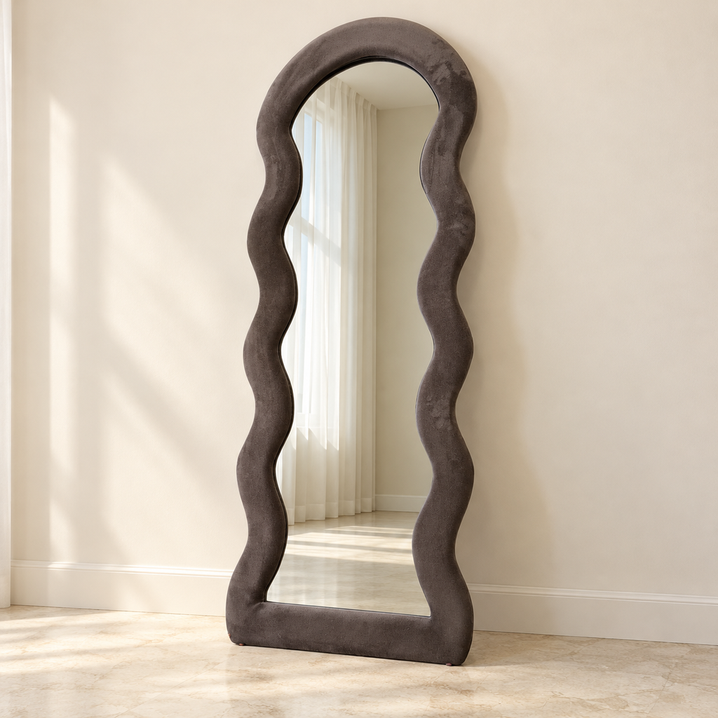 Wavy Full-Length Floor Mirror - used home decor in Gurugram - hero