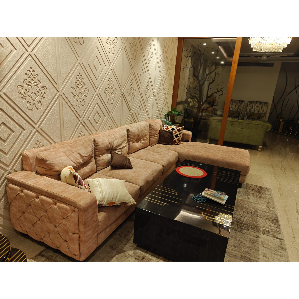 Seven-Seater Chaise Sofa - used living-room in Gurugram - photo 1