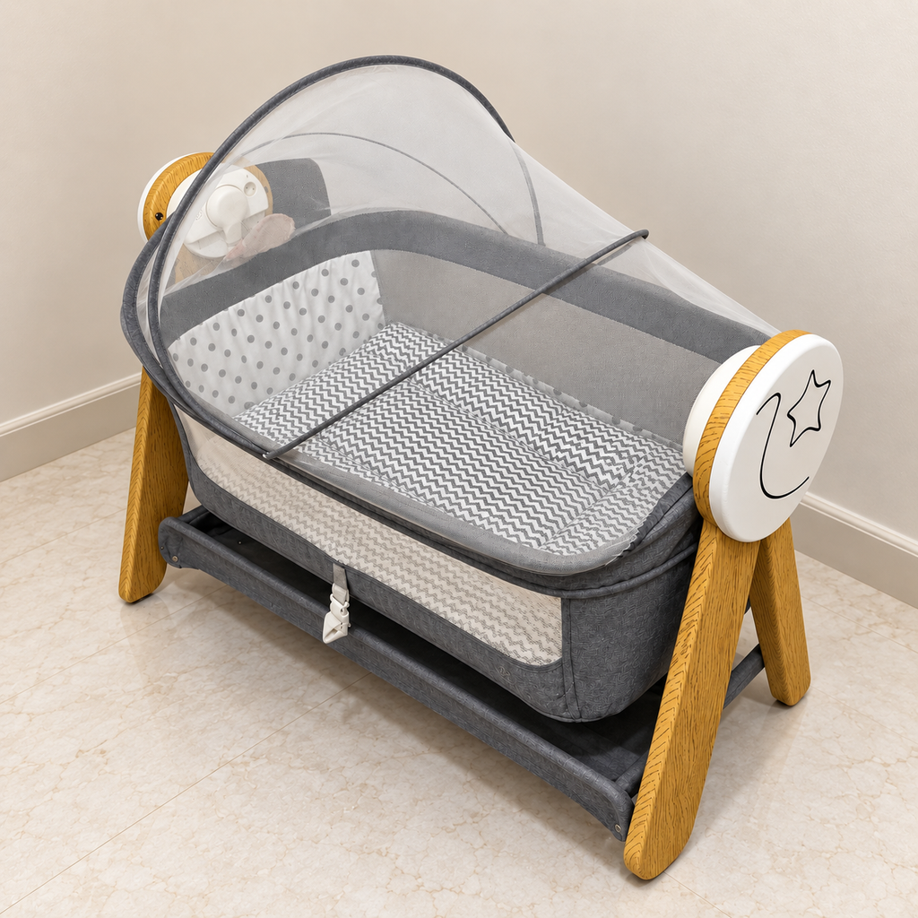R for Rabbit Baby Cot with Mesh Canopy - faithful seller-photo hero