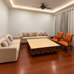5-Seater and 3-Seater Sofas with 2 Chairs and Marble Centre Table - hero
