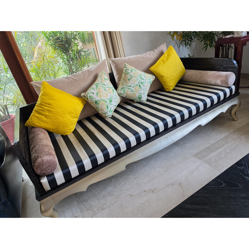 Anjali Goel Striped Three-Seater Sofa - used living room in Delhi - photo 1