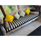 Anjali Goel Striped Three-Seater Sofa - used living room in Delhi - photo 1