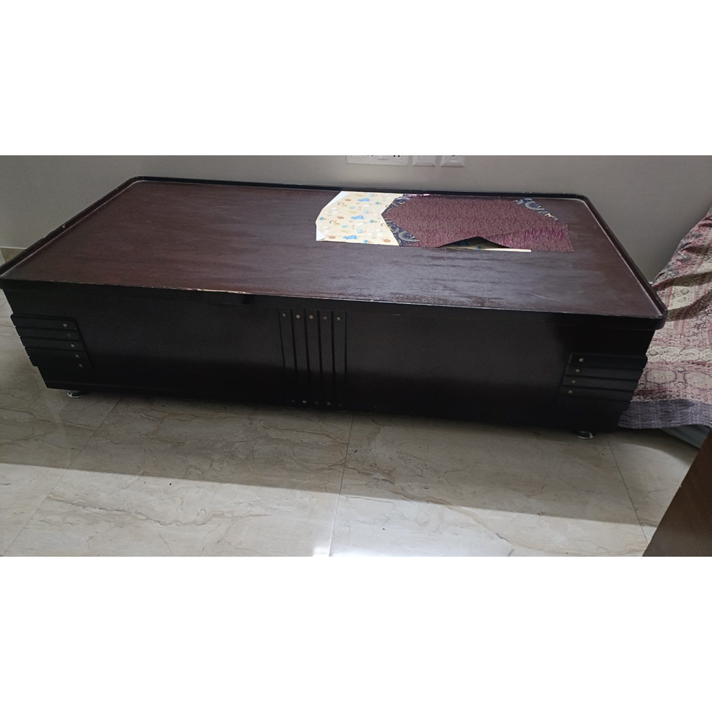 Single Storage Bed with Mattress - used bedroom in Gurugram - photo 4