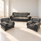 5-Seater Patterned Sofa Set, 3+1+1 - Regularly Used - Delhi