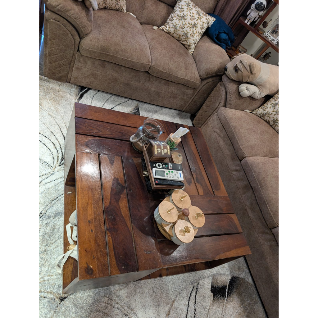 Wooden Street Centre Table - used living-room in Gurugram - photo 3