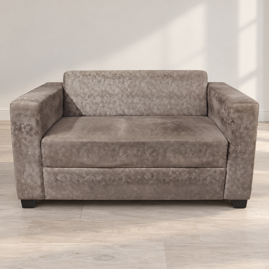 Grey Fabric Two-Seater Sofa - pre-owned item in Noida - hero