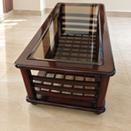 Wooden Glass-Top Centre Table - giveasy hero