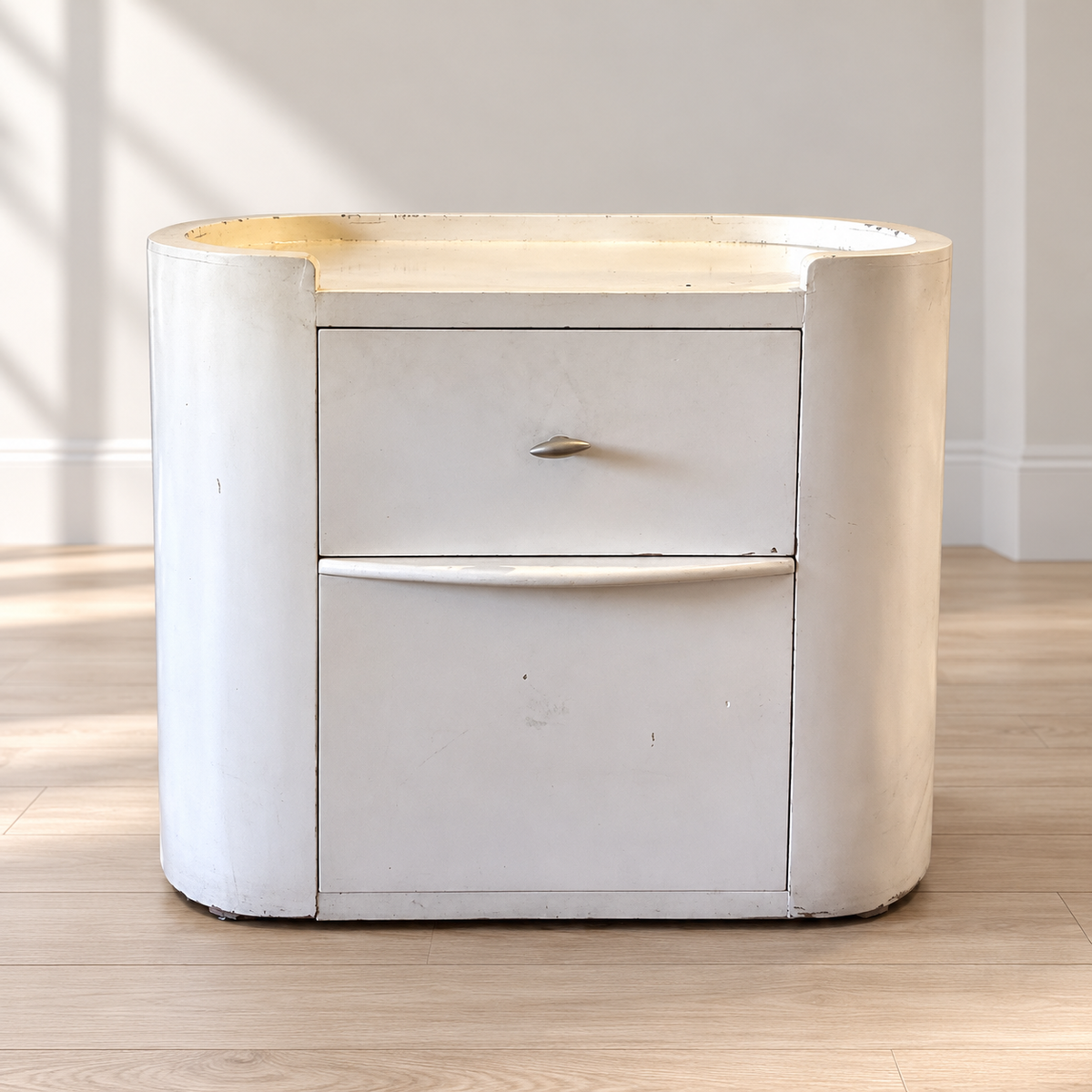 White bedside table - giveasy hero