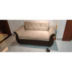Beige Velvet Sofa Set, 3+2 - photo 3