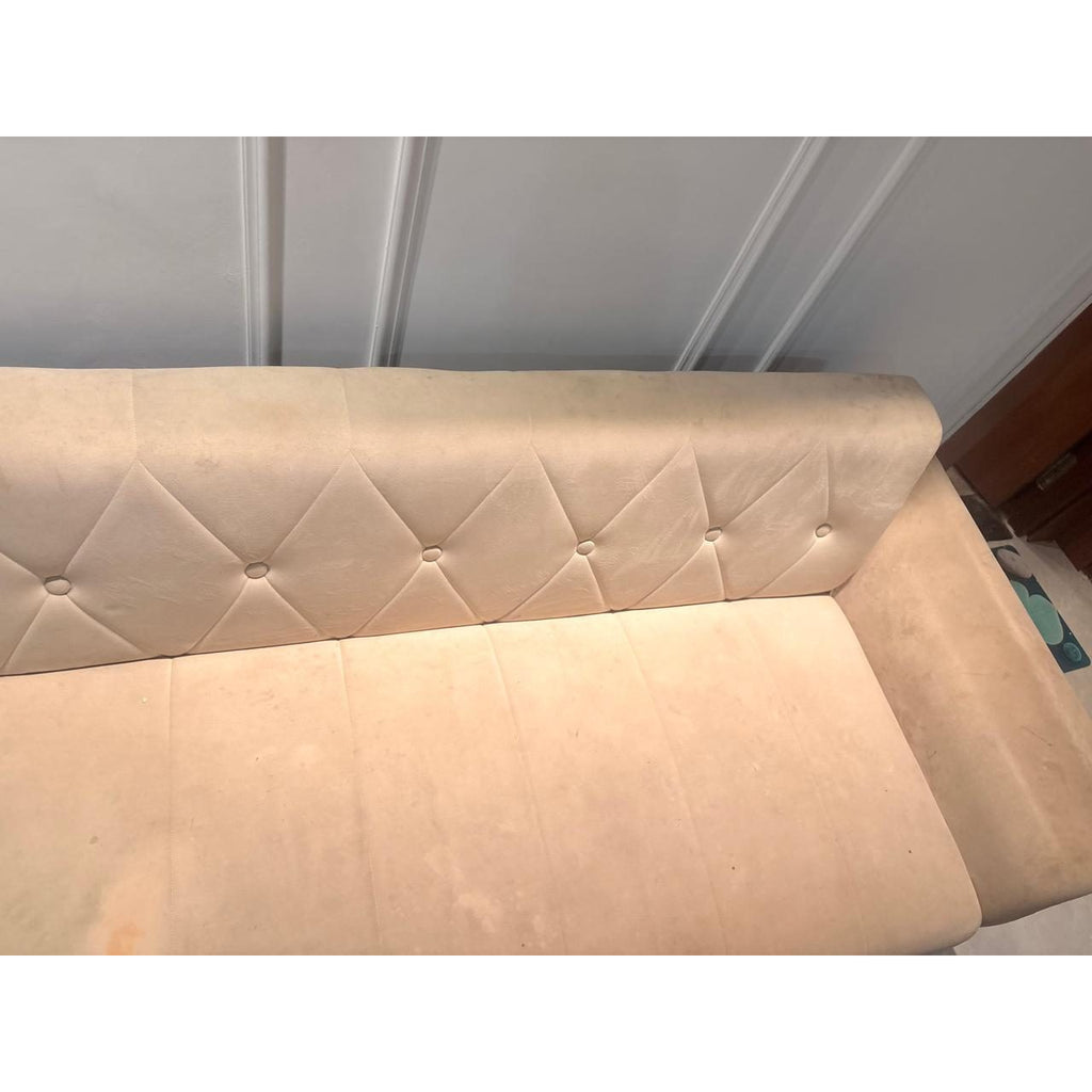 Beige Velvet Sofa Set, 3+2 - photo 5