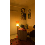 Wooden L-Shaped Corner Sofa with Round Table - photo 4
