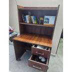 Study Desk with Hutch, Four Drawers and Wheels - photo 4