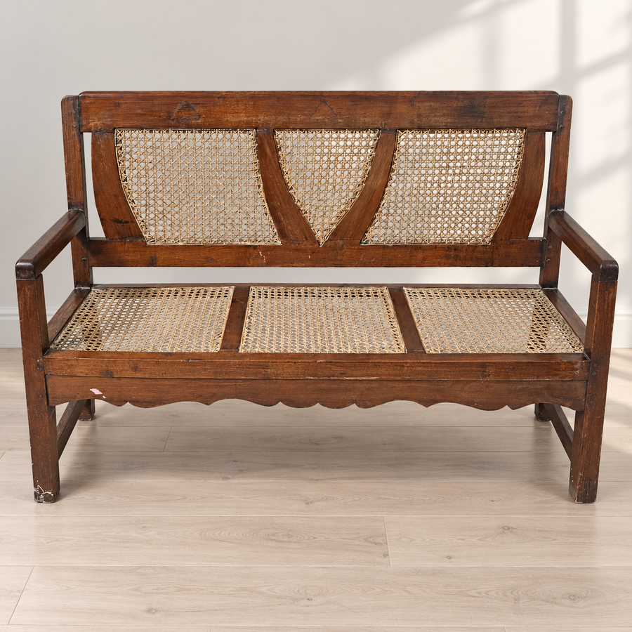 Wooden Cane Bench - giveasy hero