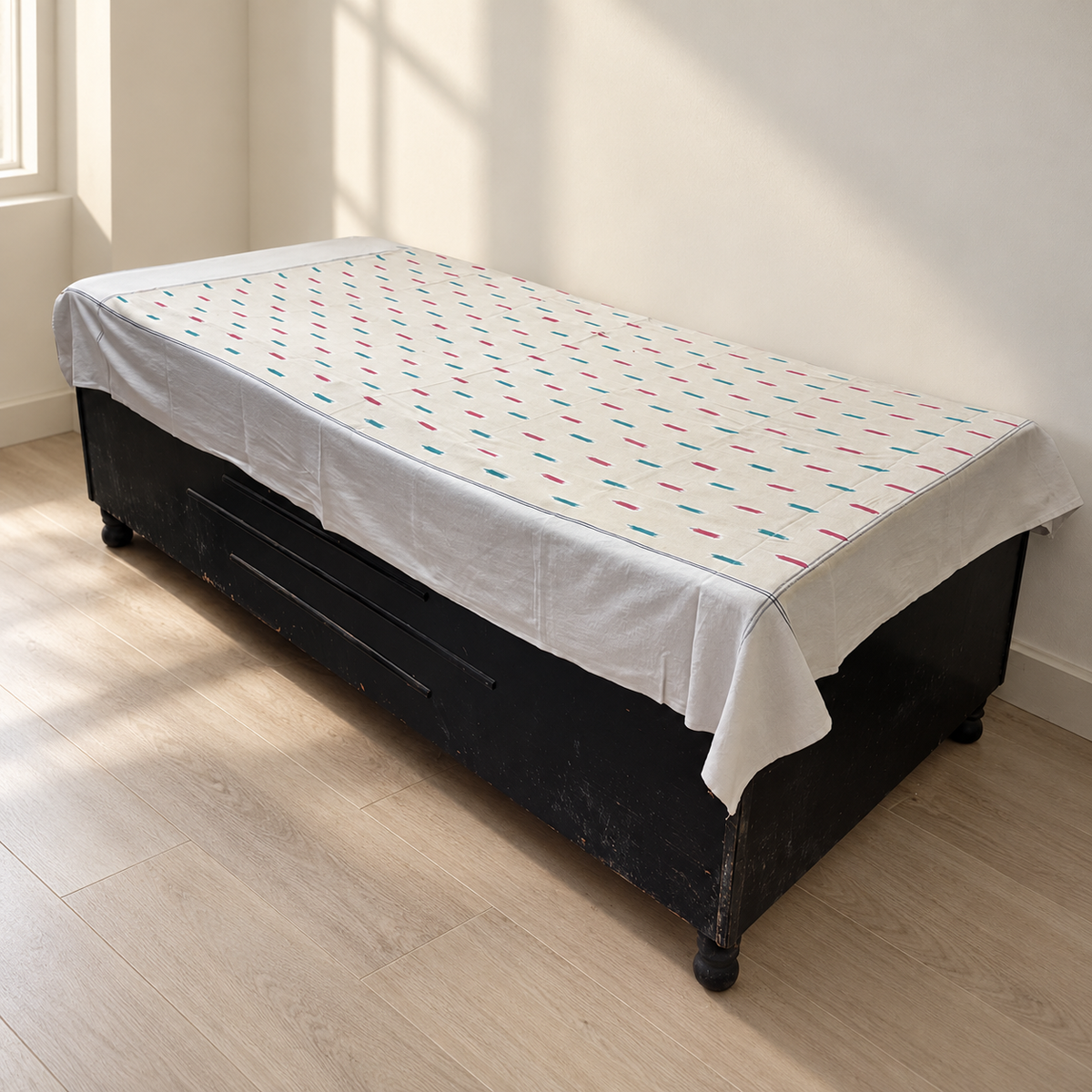 Single Storage Bed with Two Cloth Mattresses - giveasy hero
