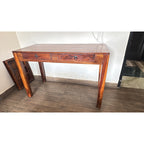 Two-Drawer Solid-Wood Desk, Loose Joints - photo 1