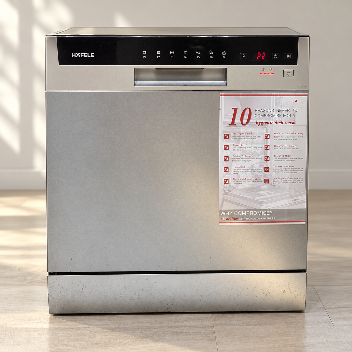 Hafele AQUA MINI 8-Place Countertop Dishwasher - giveasy hero