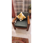 Timber Guy Sheesham Wood Sofa Set, 2+1+1 - seller photo 4