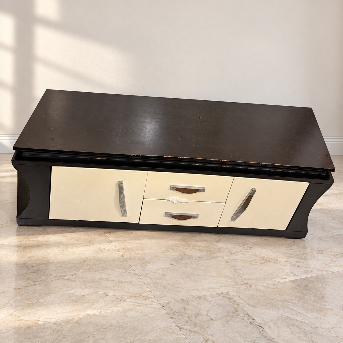 Two-Drawer Storage Cabinet with Two Doors - Delhi