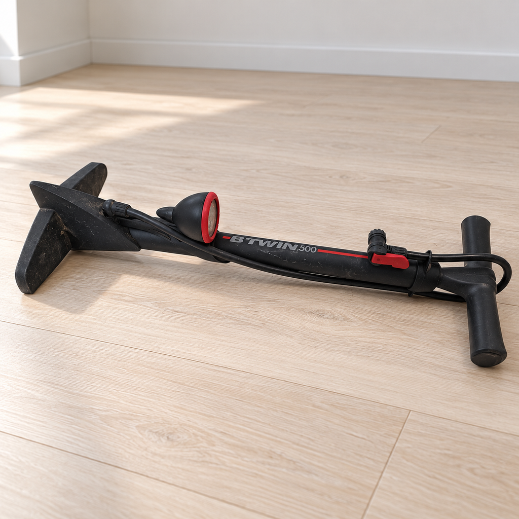 Decathlon B'Twin 500 Floor Bicycle Pump - Delhi