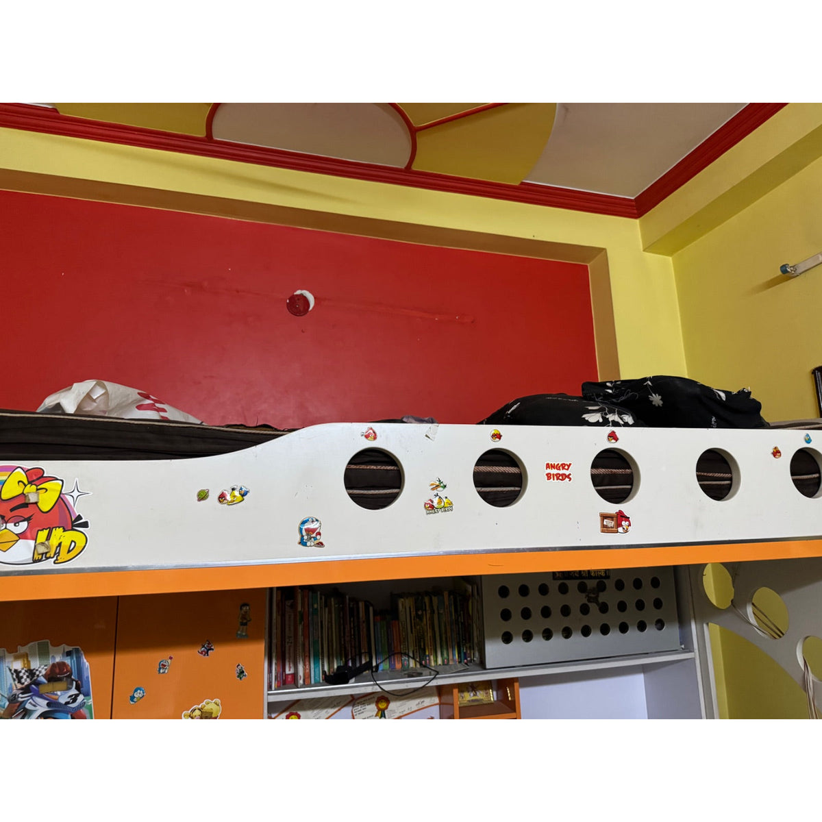 Loft bed with study desk and wardrobe - Ghaziabad - photo 4